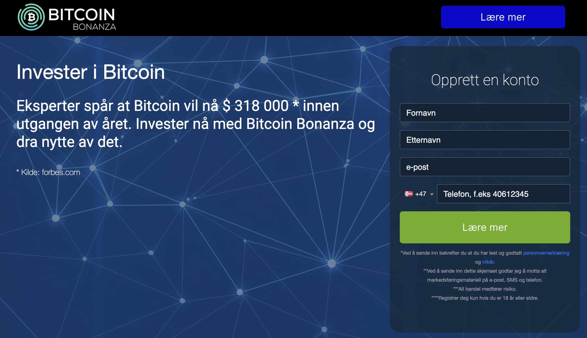 Bitcoin Bonanza plattform